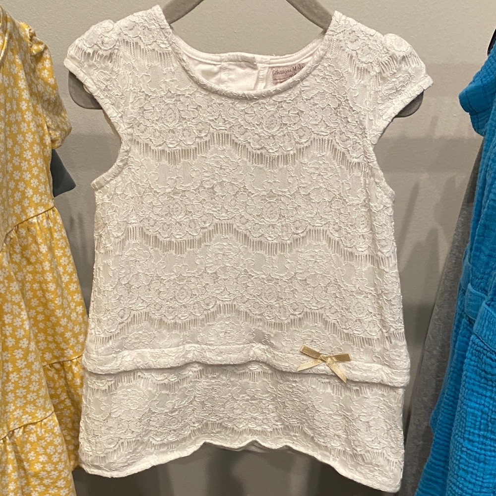 Catherine Malandrino Mini White Lace Dress